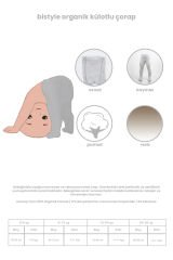 Bistyle Derby Basic Tekli Penye Külotlu Çorap BS50102B Gri