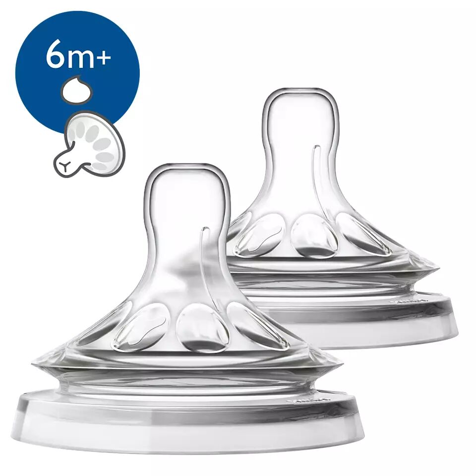 Philips Avent Natural Biberon Emziği Y Kesik 6 Ay+ 2'Li