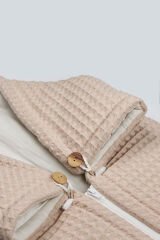 Bistyle Fermuarlı Natural Life Pike Battaniye Boy 70114 Bej