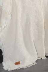 Kanz Bebek Waffle Müslin Nakışlı Pike Knz-021 Little Heart