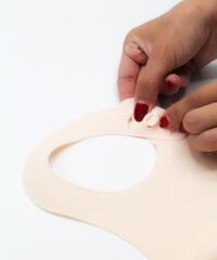 BabyJem Mini Silikon Önlük 718 Ekru