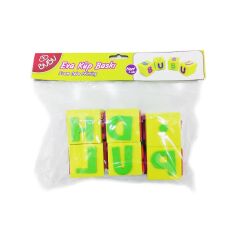 Bu-Bu Küp Eva Baskı Seti Harf 6 Lı