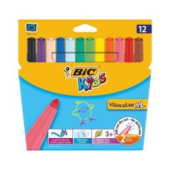 Bic Jumbo Keçeli Boya Kalemi 12 Renk