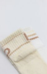 Bistyle Penye Kaymaz Soket Çorap 2li 10144 Bej Ekru