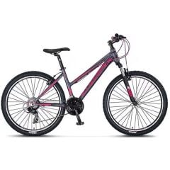 Mosso Wildfire Lady 27 Jant Bisiklet Antrasit-Pembe