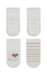 Bistyle Mom Dad Penye Kaymaz Soket Çorap 2li 10147 Çember Mom