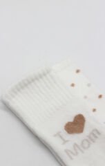 Bistyle Mom Dad Penye Kaymaz Soket Çorap 2li 10147 Puan Mom