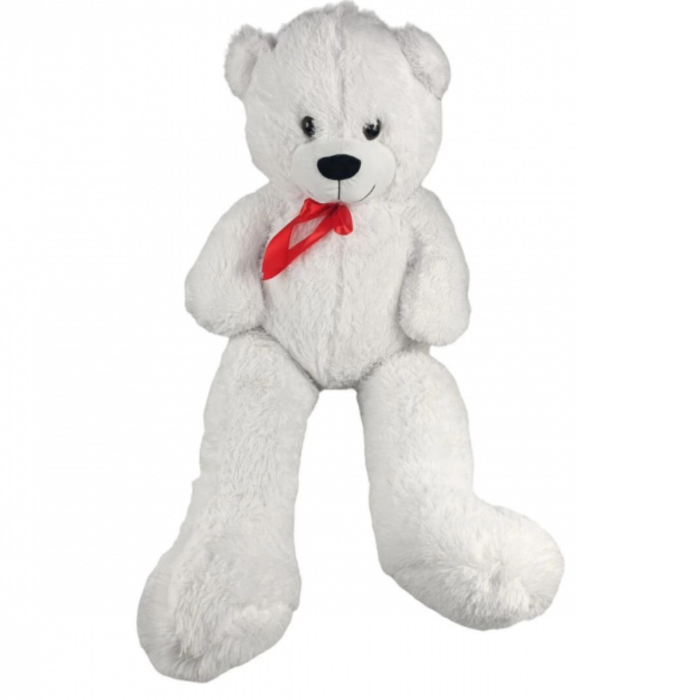 PL62537 - 125 CM PELUŞ KURDELALI BÜYÜK AYI 2 AST