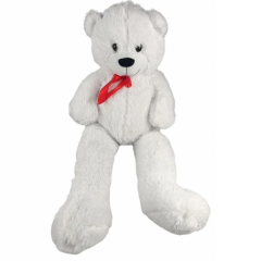 PL62537 - 125 CM PELUŞ KURDELALI BÜYÜK AYI 2 AST