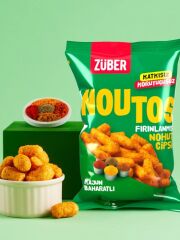 Züber Noutos Fırın Nohut Cipsi 55 Gr Kajun Baharatlı