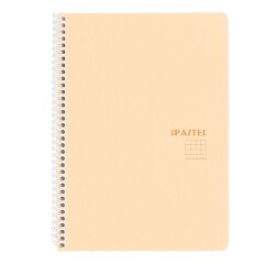 Pastel Note Defter Kareli Spiralli Pp Kapak A4 60