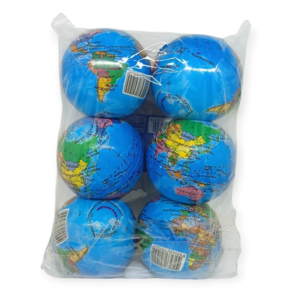 İMA-003 - SOFT DÜNYA HARİTALI TOP 10 CM