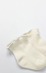 Bistyle Overlok Style Penye Soket Çorap 2li 10153 Naturel