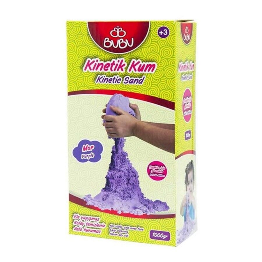 Bu-Bu Kinetik Kum 1000Gr.Mor