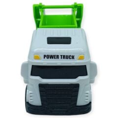 Temizlik Araçları Serisi - Sürtmeli Çöp Kamyonu 12 cm  - 3626