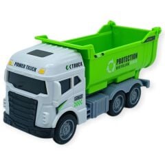 Temizlik Araçları Serisi - Sürtmeli Kamyon 12 cm  - 3626