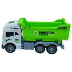 Temizlik Araçları Serisi - Sürtmeli Kamyon 12 cm  - 3626