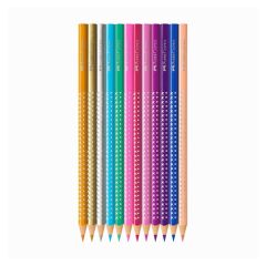 Faber-Castell Parlak Renkler Boya Kalemi 12 Renk