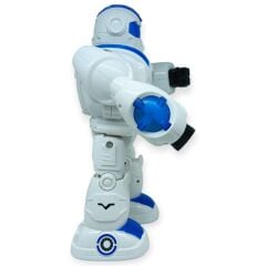 Sensörlü ve Uzaktan Kumandalı İnteraktif Robot 35 cm - Mavi