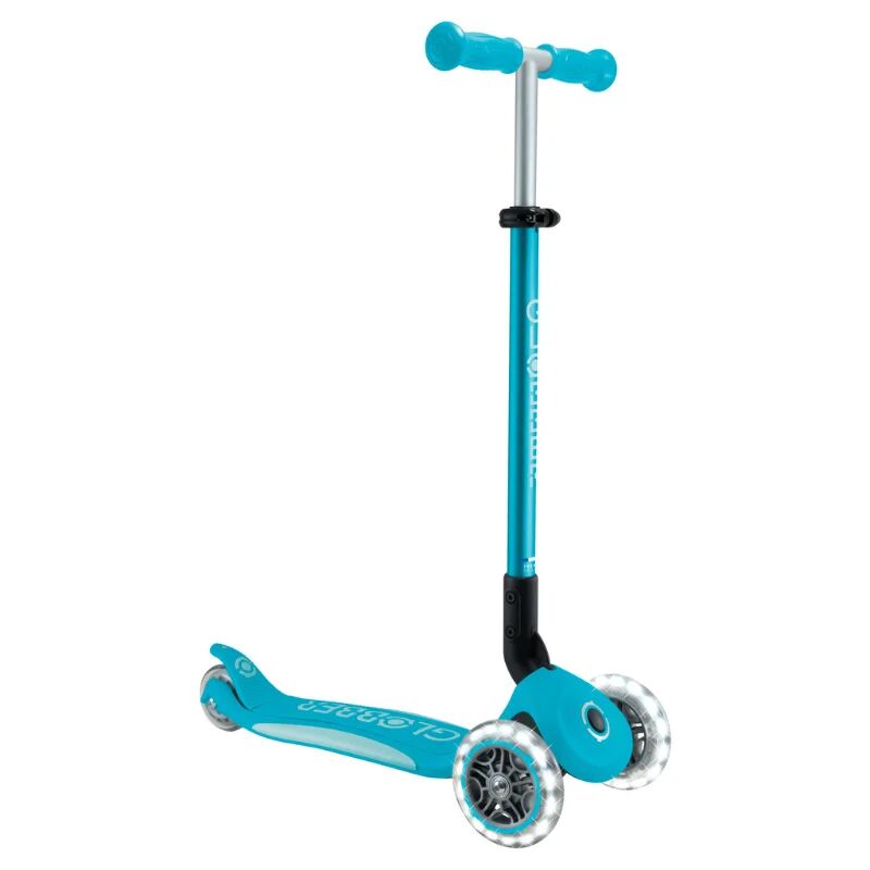 Globber Elite Deluxe Işıklı Scooter Mavi