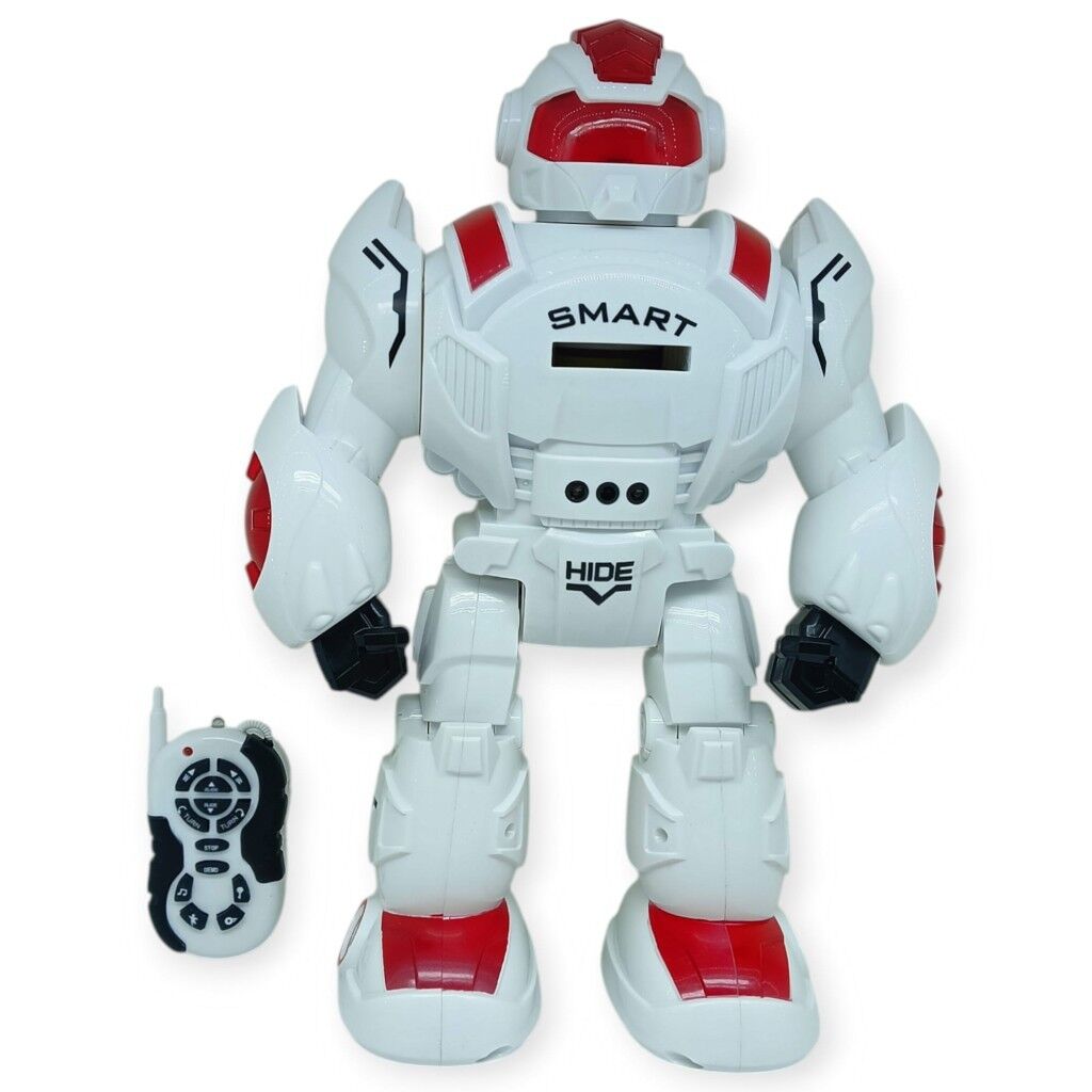 Sensörlü ve Uzaktan Kumandalı İnteraktif Robot 35 cm - Kırmızı