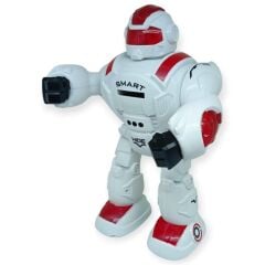 Sensörlü ve Uzaktan Kumandalı İnteraktif Robot 35 cm - Kırmızı