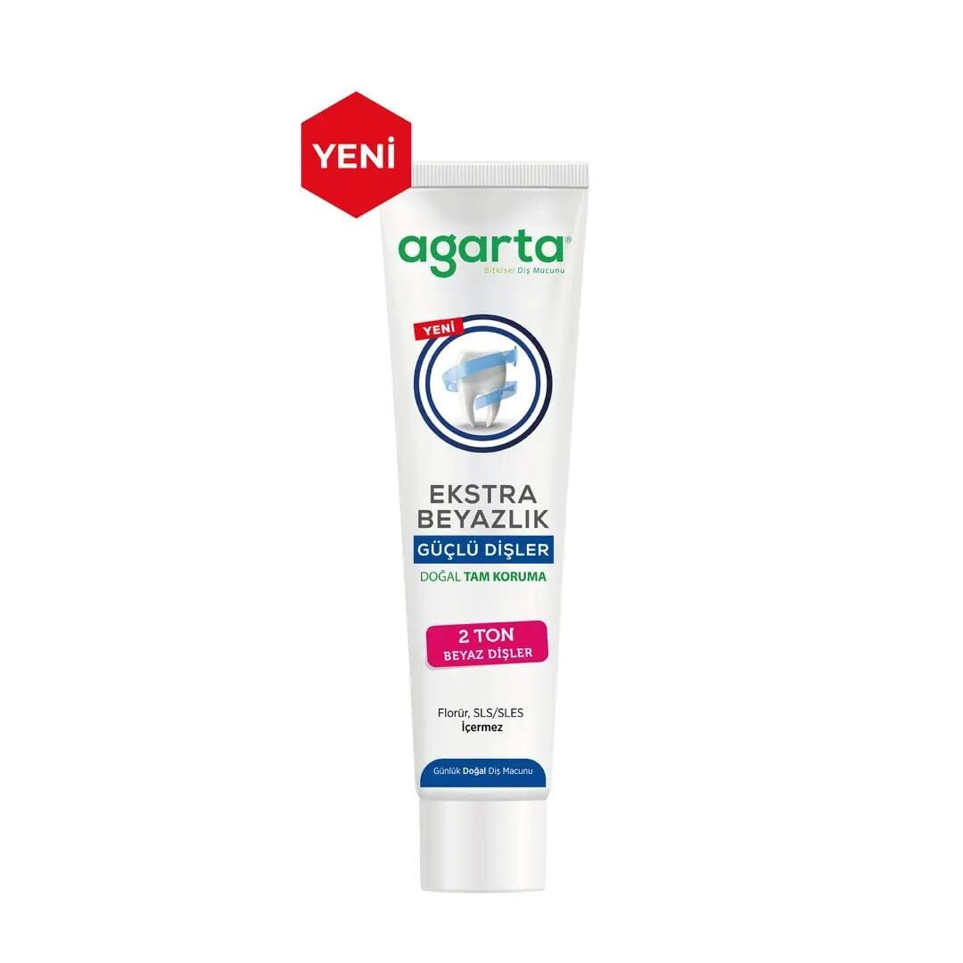 Agarta Ekstra Beyazlık Diş Macunu 75 ml
