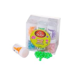Bu-Bu Renkli Yuvarlak Boncuk 12 Adet 12 mm
