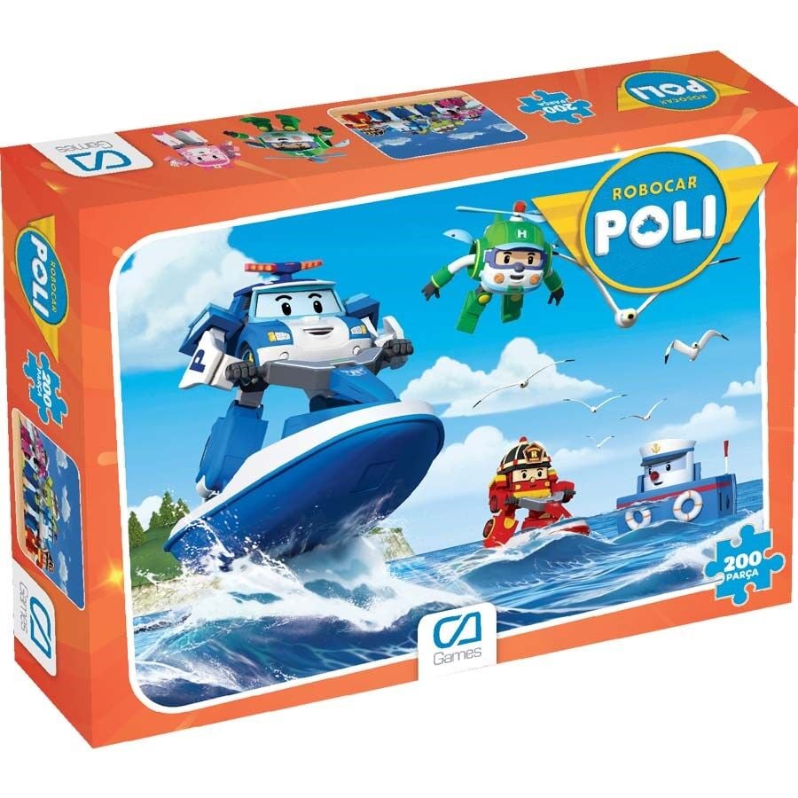 Robocar Puzzle 200 Parça