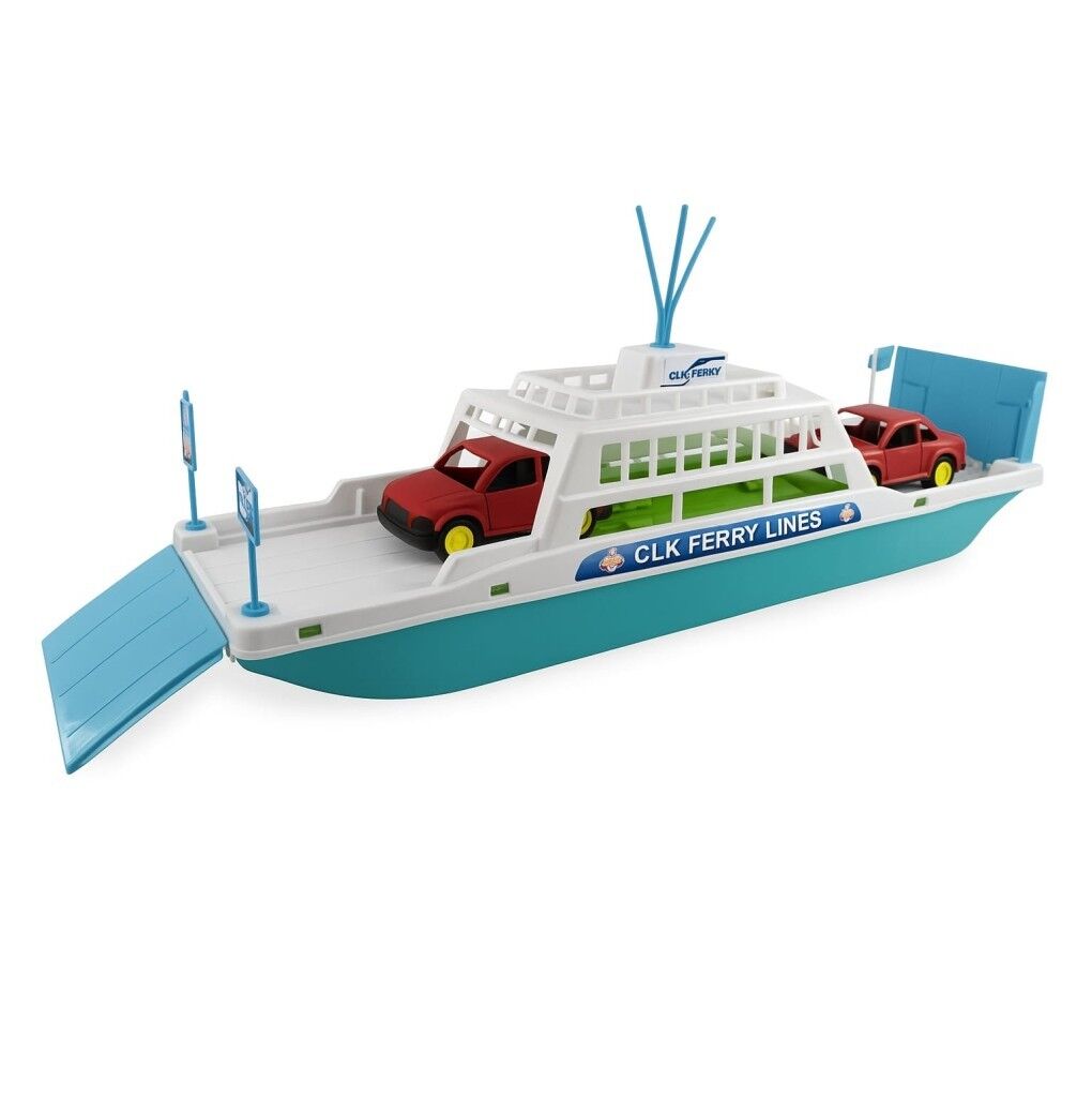 Feribot Araç Taşııyan Gemi 45 cm - Turkuaz