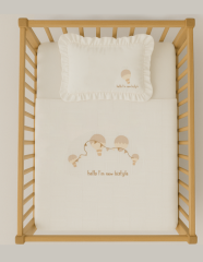 Bistyle Hello Style Baloons Pike takımı 100x150 80116 Ekru