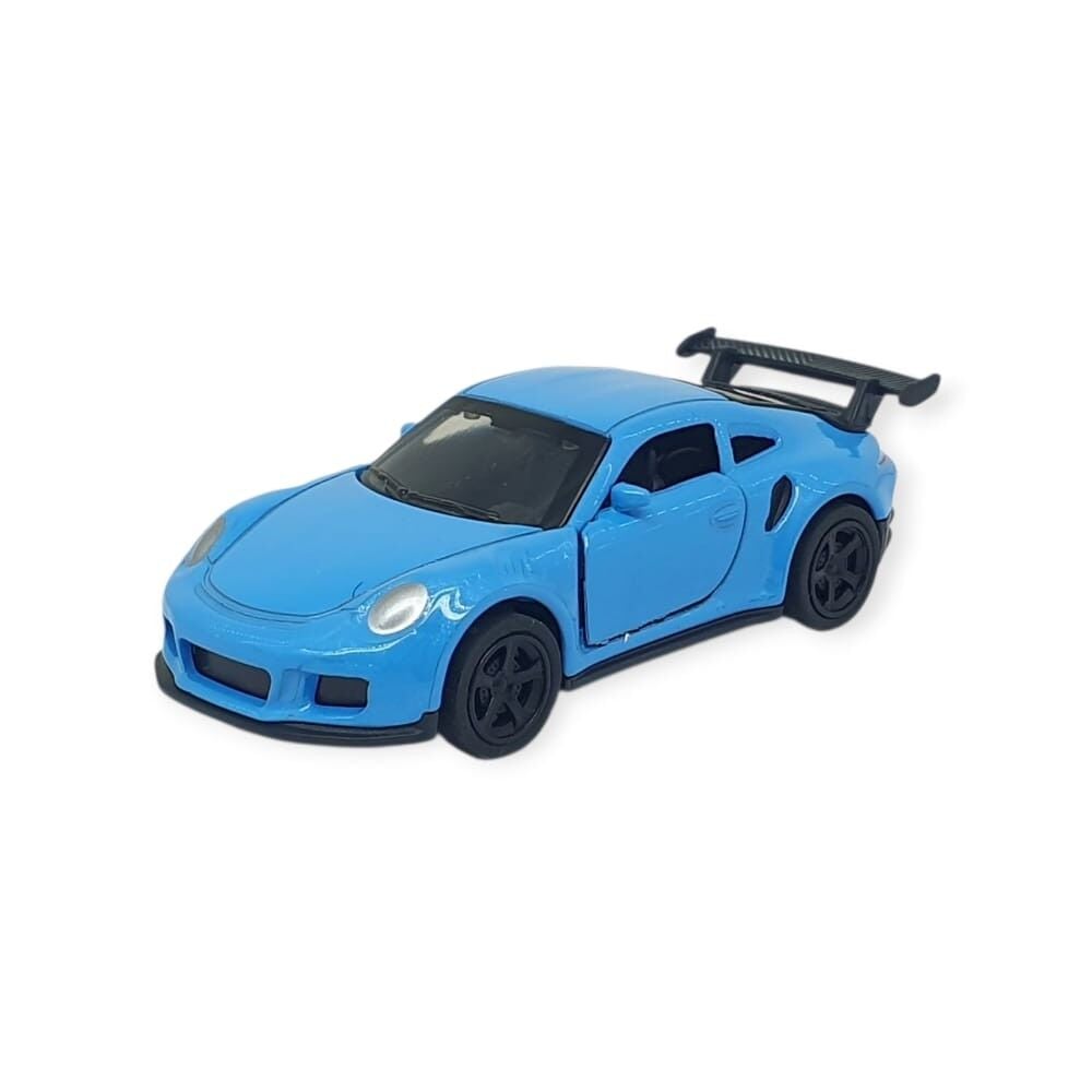 Çek Bırak Metal Küçük Arabalar 8 cm - 6411A-1 - Mavi