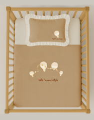 Bistyle Hello Style Baloons Pike takımı 100x150 80116 Bej