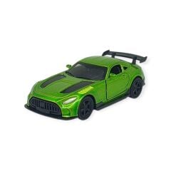 Çek Bırak Metal Küçük Arabalar 8 cm - 6411A-10 - Yeşil