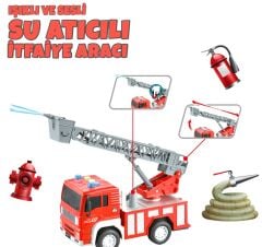 Gokidy Işıklı Ve Sesli Su Atıcı İtfaiye Aracı