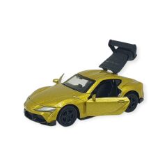 Çek Bırak Metal Küçük Arabalar 8 cm - 6411A-13 - Altın