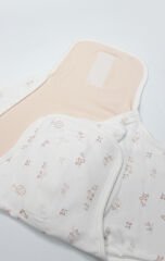 Bistyle Curly Lamb Bel Destekli Kundak 75111 Bej Mavi Ekru