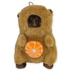 Peluş Sevimli Hayvanlar 25 cm - Kapibara Portakal