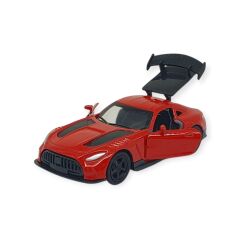 Çek Bırak Metal Küçük Arabalar 8 cm - 6411A-15 - Kırmızı