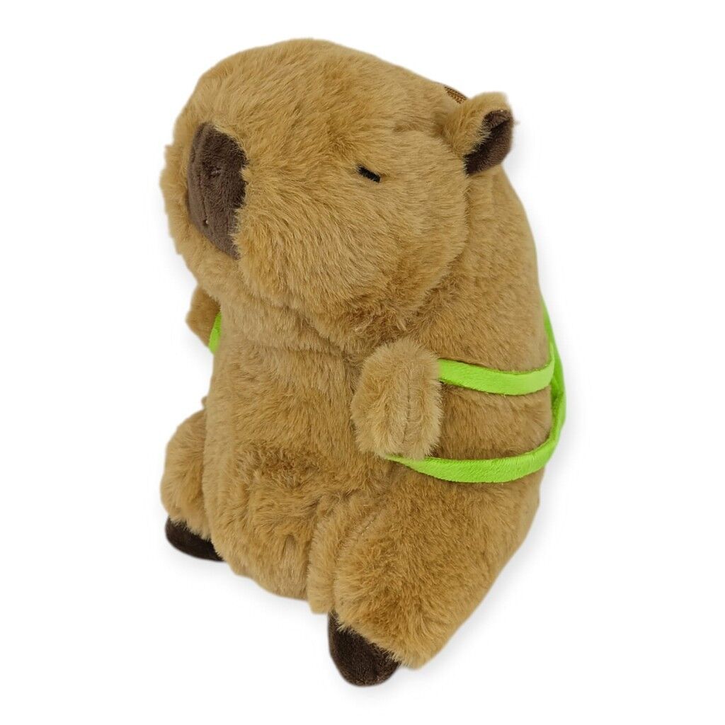 Peluş Sevimli Hayvanlar 25 cm - Kapibara Ananas Çantalı