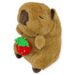 Peluş Sevimli Hayvanlar 25 cm - Kapibara Çilek