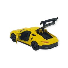 Çek Bırak Metal Küçük Arabalar 8 cm - 6411A-19 - Sarı