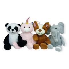 PL62905 - PELUŞ HAYVAN FİGÜR 35 CM 4 AST