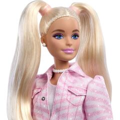 Barbie Deluxe Pembe Ceketli Style Bebek