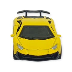 Çek Bırak Metal Küçük Arabalar 8 cm - 6411A-21 - Sarı