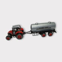 Çek Bırak Römorklu Traktör 25Cm - Kırmızı Su Tankı