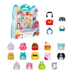 Squish-A-Longs 14 Figür+Yüzük Set Seri-3