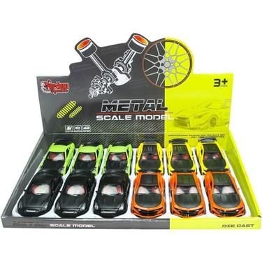 3611C - Ç/B SPOR ARABA METAL 1:36 12Lİ