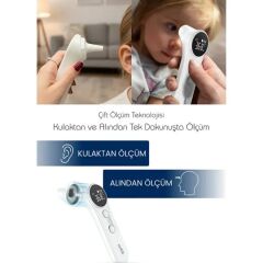Direct Nexus Dual Kulaktan & Alından Ateş Ölçer