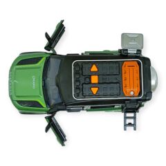Sesli Işıklı Off- Road Araba 17 cm - D700-07 - Yeşil